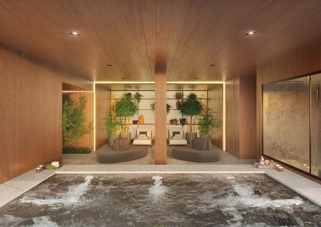 Hidromassagem do Gaea Spa no Gaea Home Resort