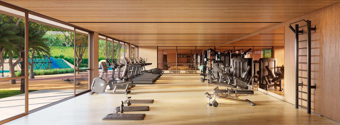 Academia completa do Gaea Home Resort